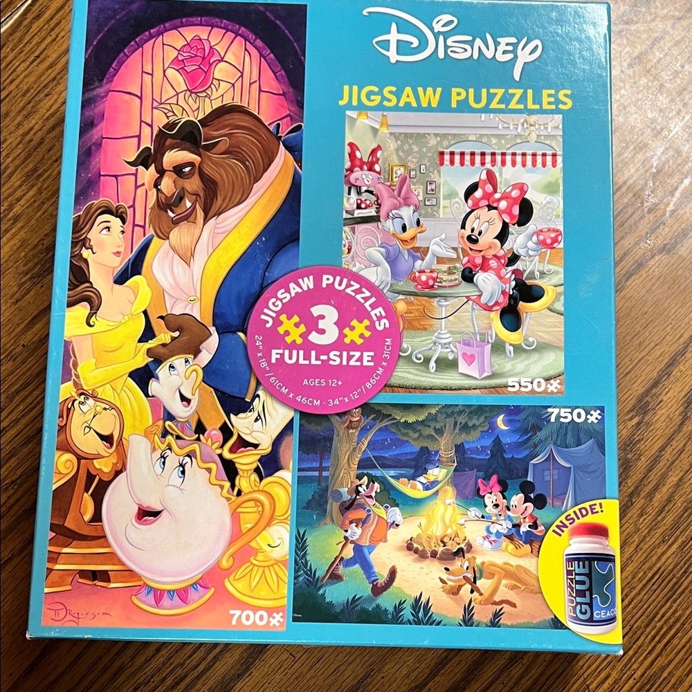 Disney Jigsaw Puzzles - Purple, Pink, Blue
